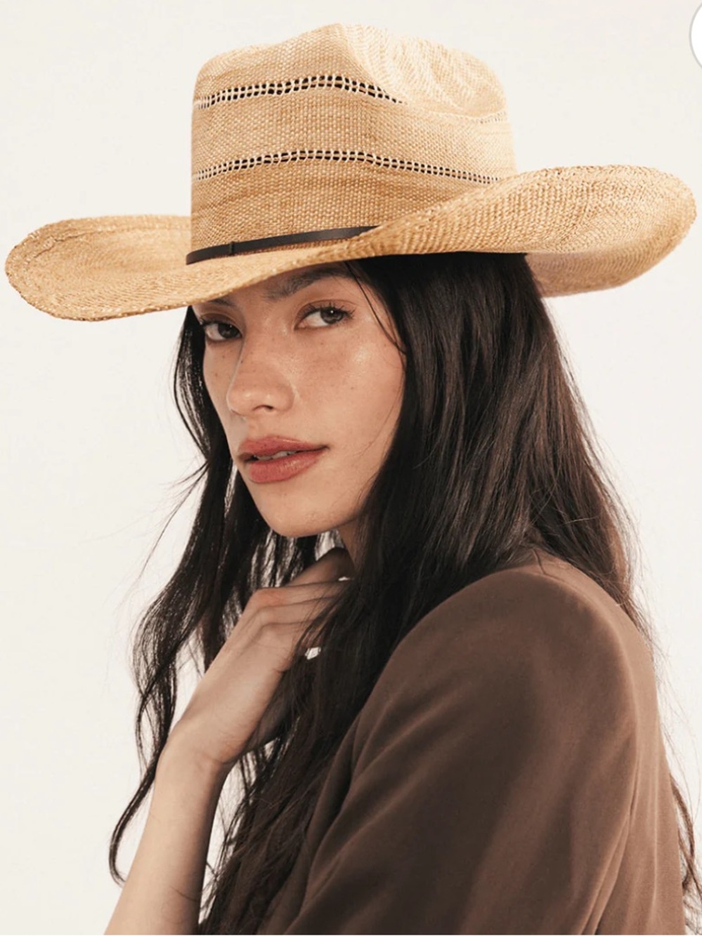 GIGIPIP DAVEY STRAW COWBOY HAT